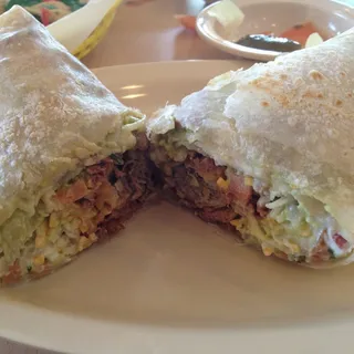 Three Big Rolled Tacos