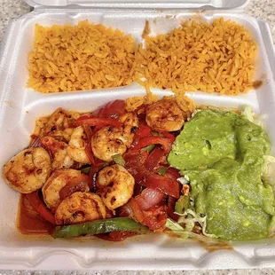 Shrimp Fajitas with Tortillas