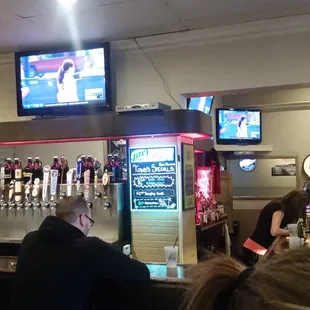 Great draft selection &amp; housemade Bloody Mary's