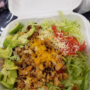 Pollo asado salad