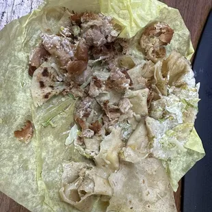 All batter and tortilla no food