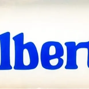 a close up of a sign