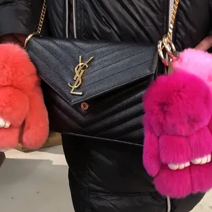 Keychain bunnies for your purse from The Peak