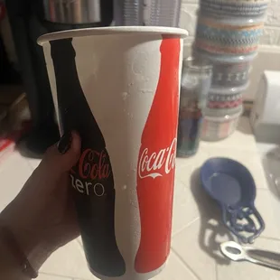 large drink cup size