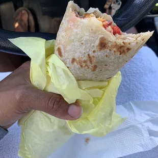 Flaming Hot Cheeto Burrito