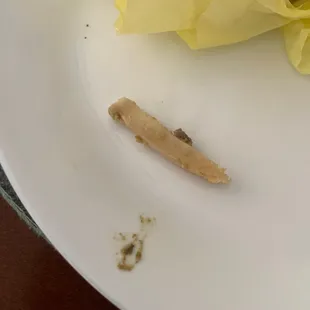Under cooked fries