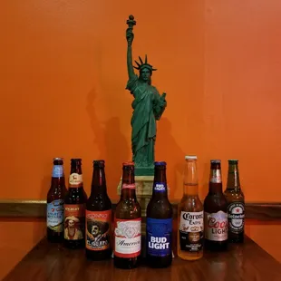 Great bottled beer selection including craft beer and import beer!!