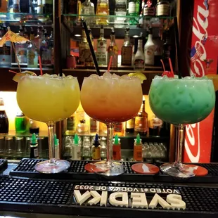In the mood for a fun and fruity cocktail? We've got you covered with our jumbo drink selection from the full bar!!