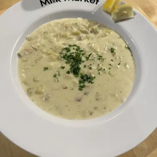 Clam chowder - so good!