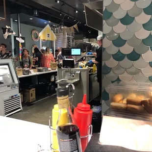 Good menu with quite a few options, great deli feel and you can actually see the cuts of fish on display as you order.