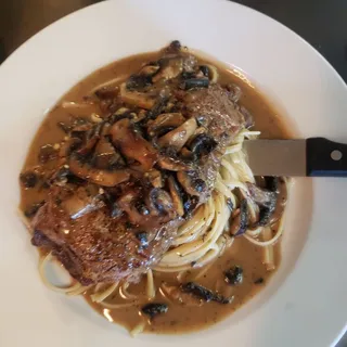 Albi's Ribeye Marsala