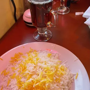 Persian Tea and rice