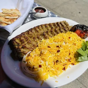 Koobideh with Zereshk Polo