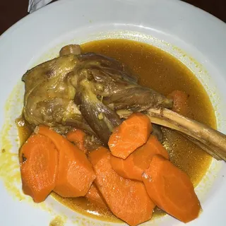 Baghali Polo with Lamb Shank