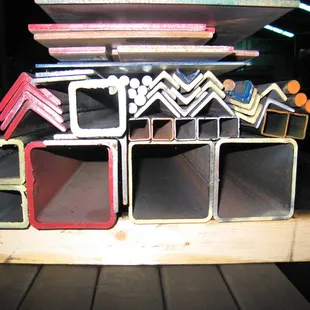 A customer's order staged, and ready to go.