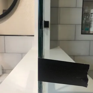Tape between glass