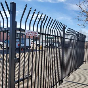 Iron security fence, abqfence.com