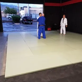 Olympic quality mats.