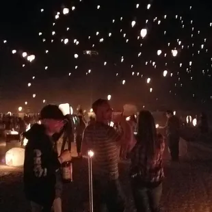 Lantern launch and new friends!