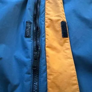 Zips up (and down!) quite smoothly. Yelp won't let me upload a video