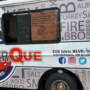 Find really good BBQ at this window.