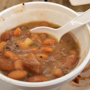 Very tasty BBQ beans.