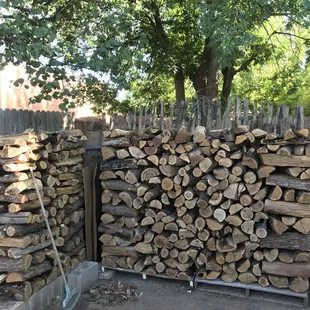 Oak firewood