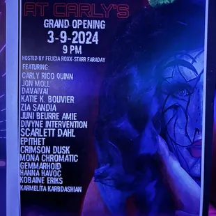 a poster for the event