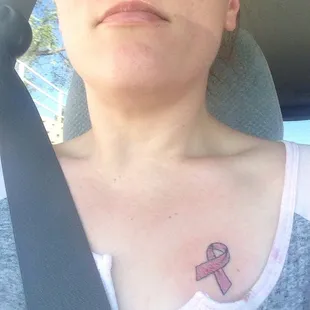 Breast cancer ribbon by James.