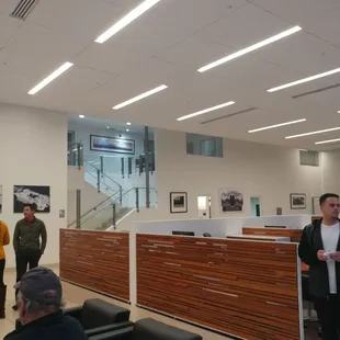 BMW has a beautiful and clean facility