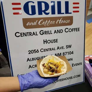 Breakfast taco central grill