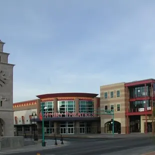 Very nice condos &amp; Century Theater across the street from the Clock Tower.