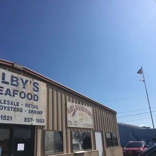 the front of the restaurant