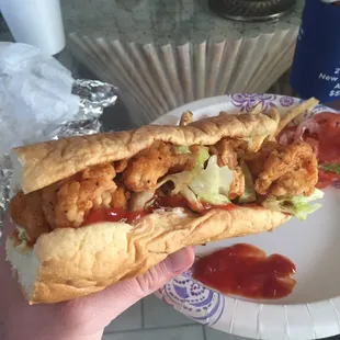 Shrimp Po Boy, definitely worth a visit.