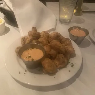 BEER BATTERED CRIMINI MUSHROOMS