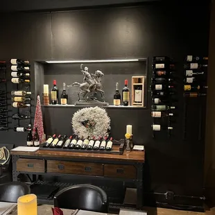 Same adjacent room. Nice wine rack setup.