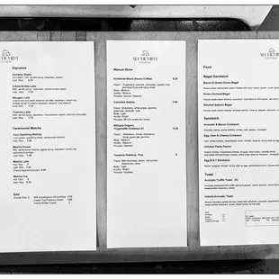 menu.
