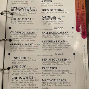 Menu pg 1