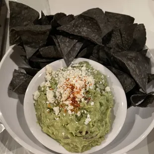 Guacamole and chips