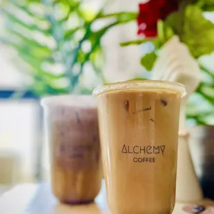 Maple Taro Latte &amp; Creme Brulee Latte