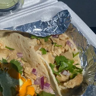 Chicken tacos