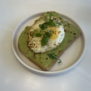 Avocado Toast - great, ask for egg to be cooked a little less
