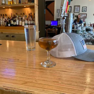 Manhattan with Bourbon.