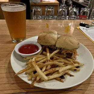 House Sliders and Fries