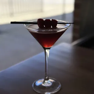Raspberry Manhattan