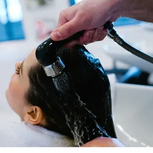 Enjoy an invigorating scalp massage while you have your hair shampooed and conditioned.