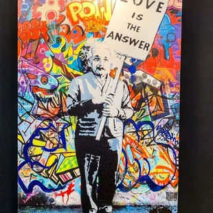 Abstract graffiti art paintings