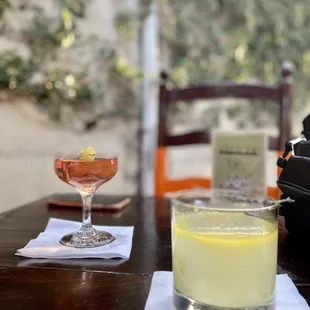 Cocktails on the patio