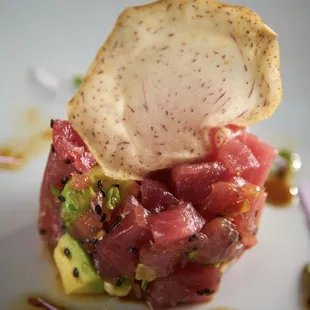 Yellowfin tuna tartare