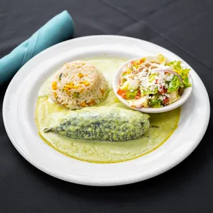 Chile Relleno Al Cilantro
